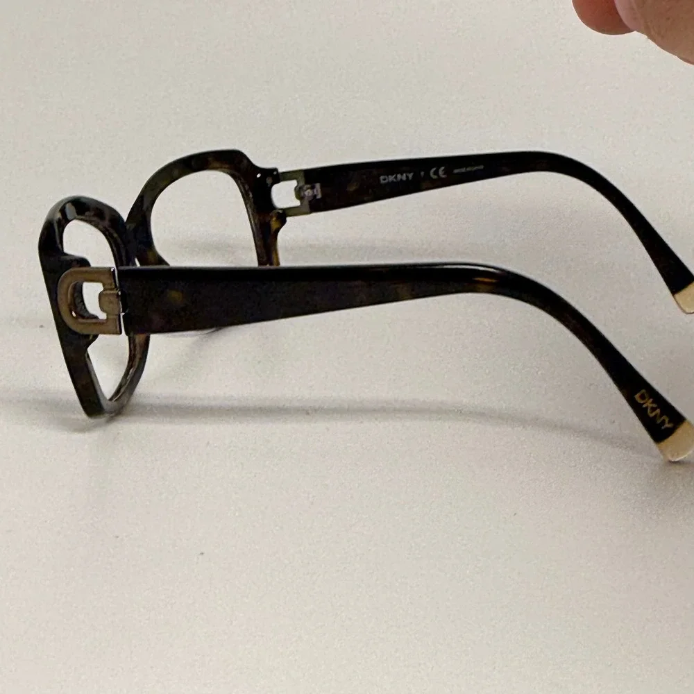 DKNY DY 4073 3016/13 Tortoise Shell Rectangular Eyeglass Frames Womens 55-17-130